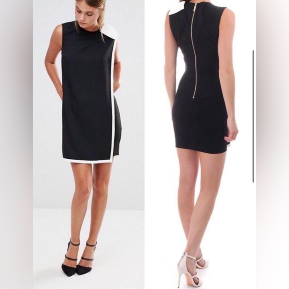 Ted Baker Elija Bow Double-Layer Shift Dress